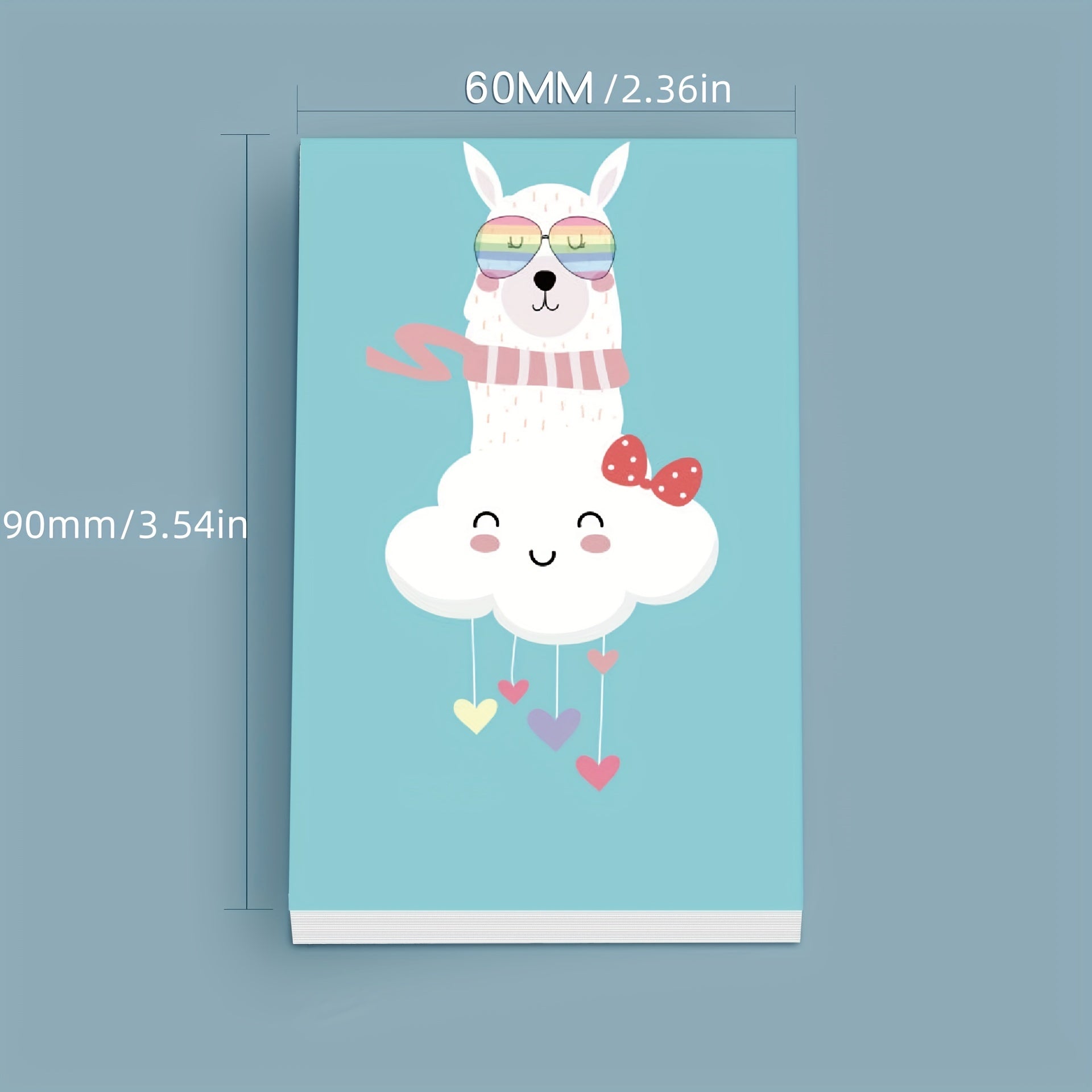 Cartoon Animal Sticky Notes Set - 50 Sheets 60 90mm - Home Office Memo Pad