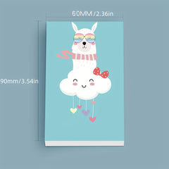 Cartoon Animal Sticky Notes Set - 50 Sheets 60 90mm - Home Office Memo Pad