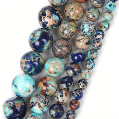 Natural Stone Beads Lapis Lazuli Emperor Pine Stone Round Beads 4mm-10mm