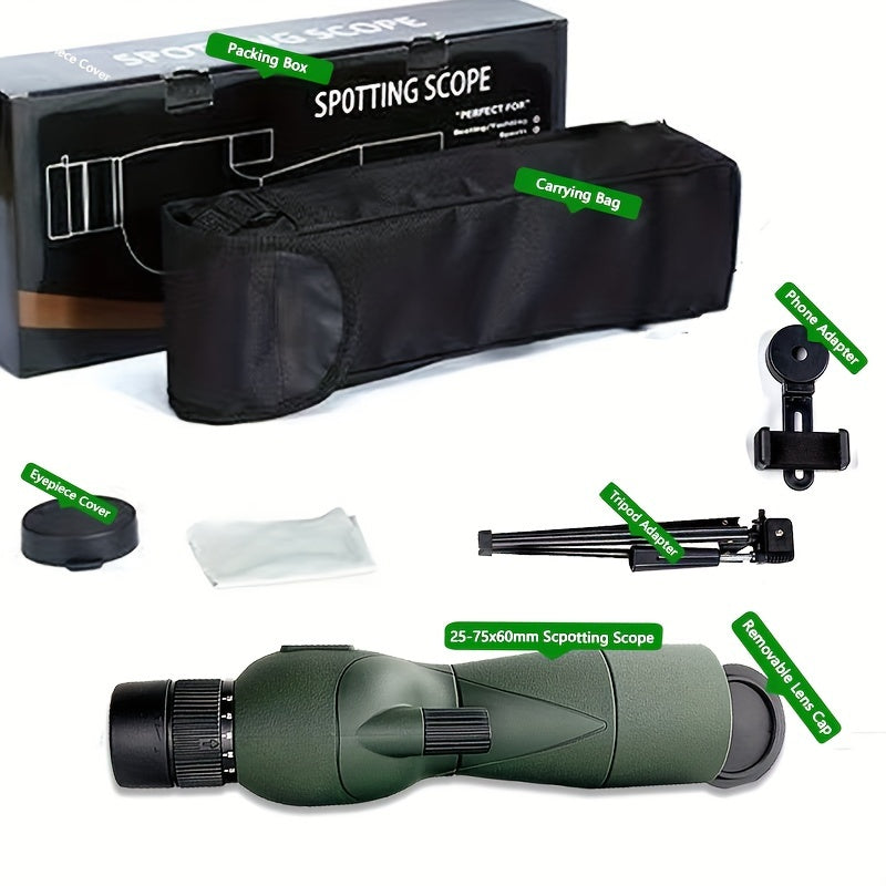 60mm Spotting Scope Prism Monocular Scope For Birdwatching