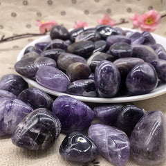 Natural Amethyst Roller Stone Crushed Stone