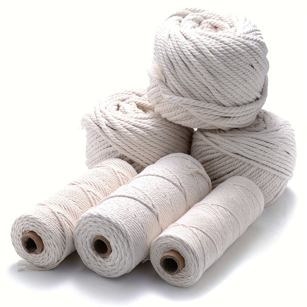 Twisted Rope Macrame Fabric Cord Twine String DIY Craft Knitting