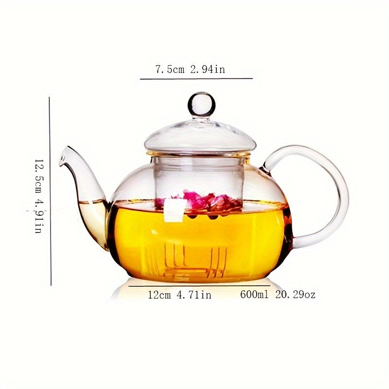 High Boron Glass Tea Pot with Filter