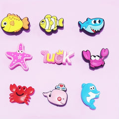 70Pcs Random PVC Shoe Charms for Wristband Bracelet Decorations