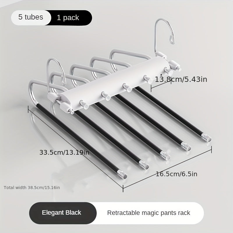 1pc Retractable Pants Rack Multifunctional Layer Pants Hanger