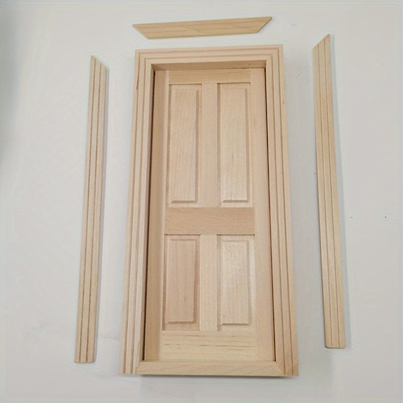1 12 Dollhouse DIY Mini Door And Window Raw Materials Model Accessories