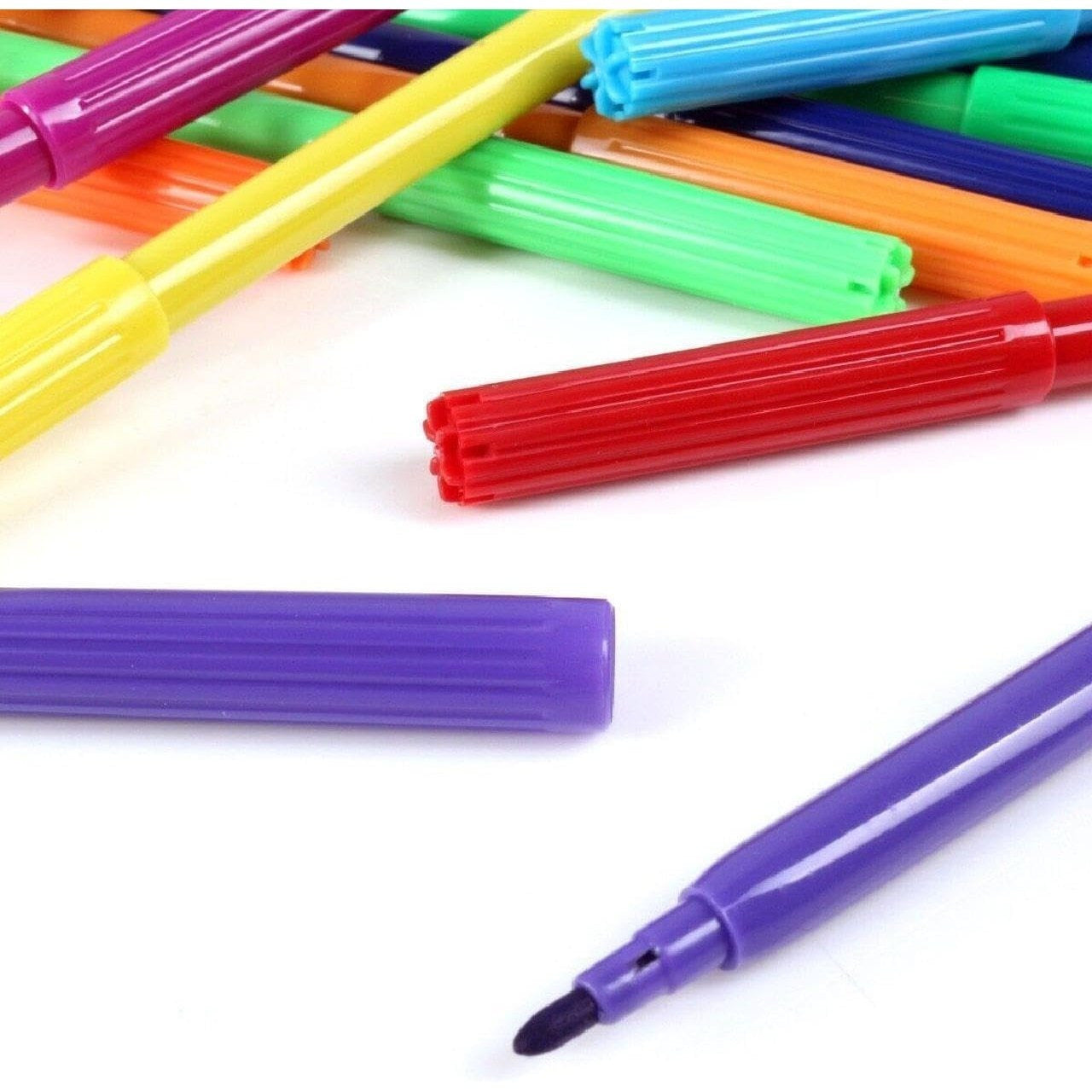 Faboer 100 Felt Tips Colouring Pens for Adults & Kids