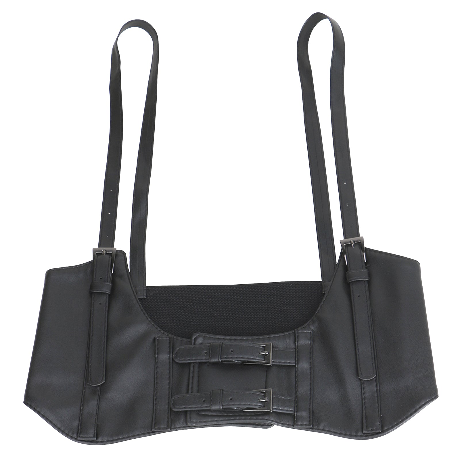 Women Wide Elastic Waist Belt Corset Suspender Harness