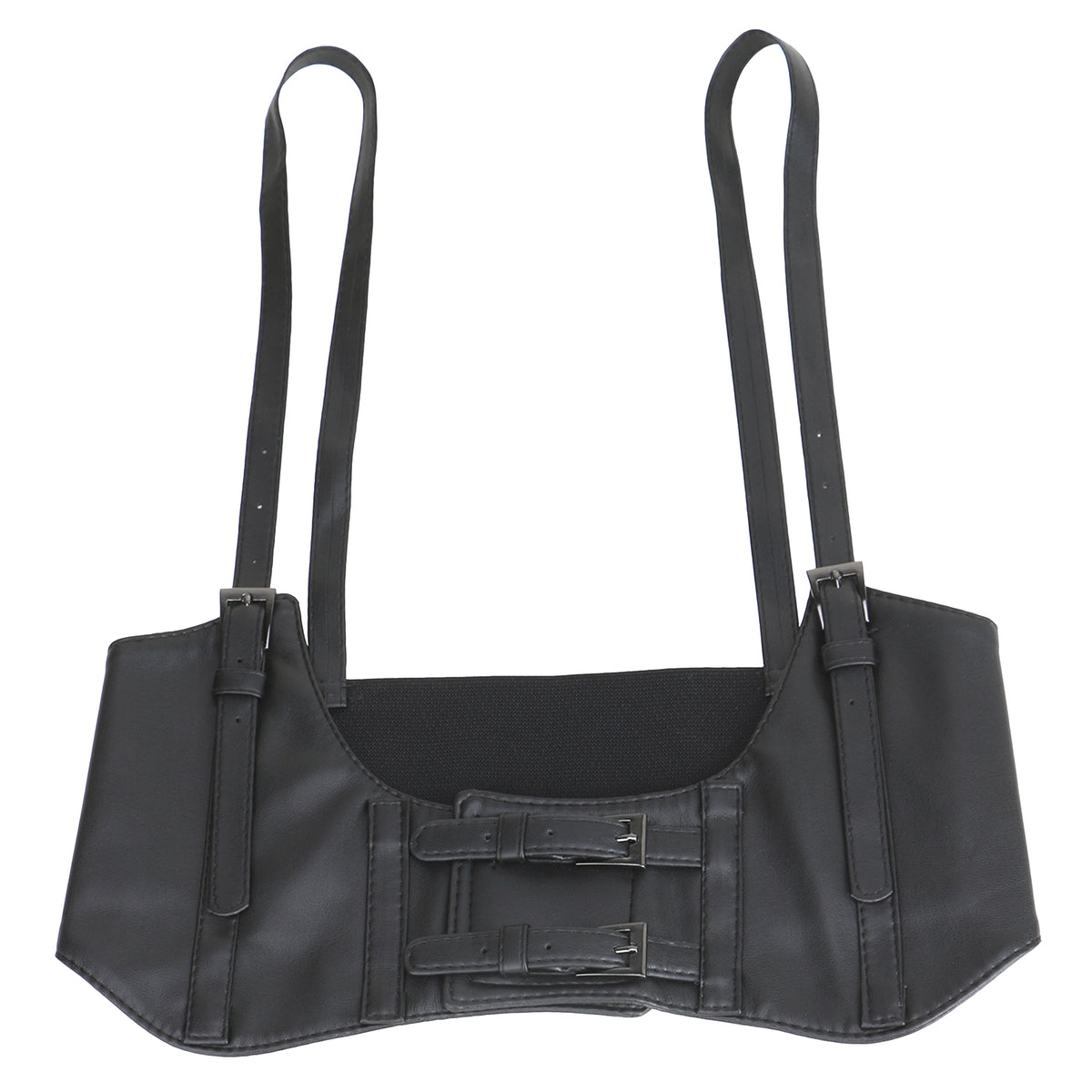 Women Wide Elastic Waist Belt Corset Suspender Harness