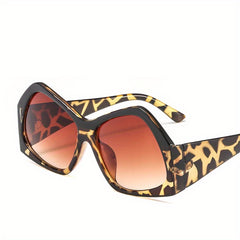 Y2K Oversized Irregular Sunglasses UV400 Shades Decorative Glasses