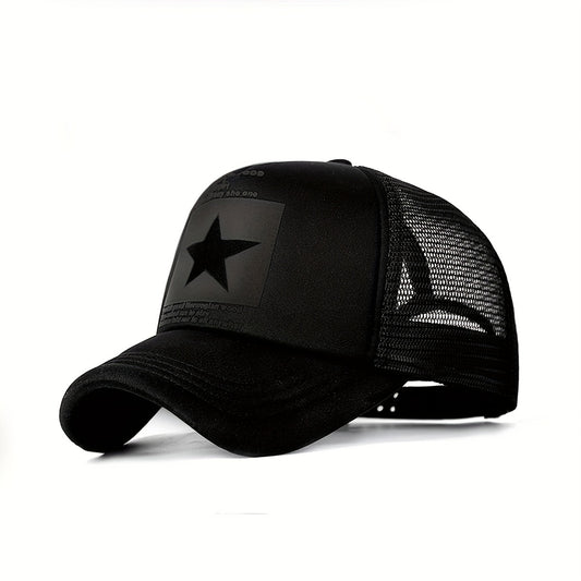 Pentagram Pattern Mesh Baseball Cap