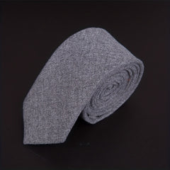 Men's Striped Solid Necktie Business Wedding Party Necktie