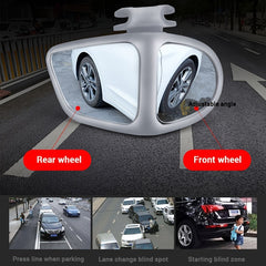 Wide Angle Blind Spot Mirror 360 Degree Rotation Car Truck SUV Auxiliary Mirror