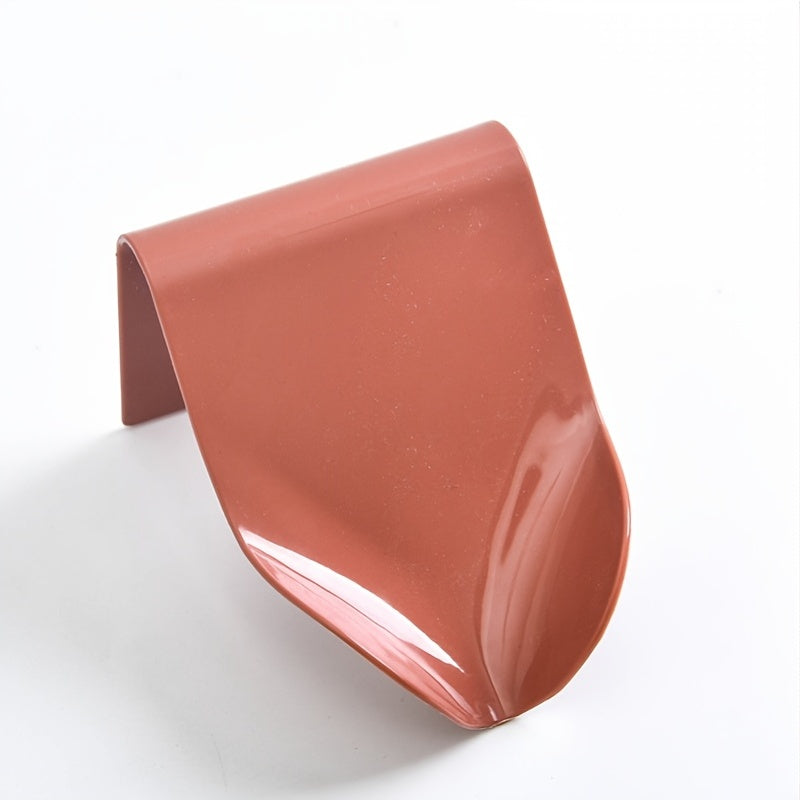 Wall Mounted Soap Dish Self Adhesive Plastic Drain Soap Holder
