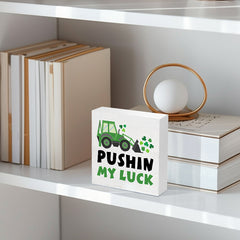 Lucky Charm St Patrick's PVC Sign for Home Bar Cafe Party Decor