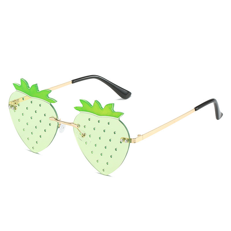 Colorful Strawberry Sunglasses Party Eyewear Accessories For Women