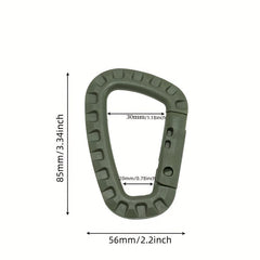 Durable Lightweight Tactical Carabiner for Outdoor Hanging