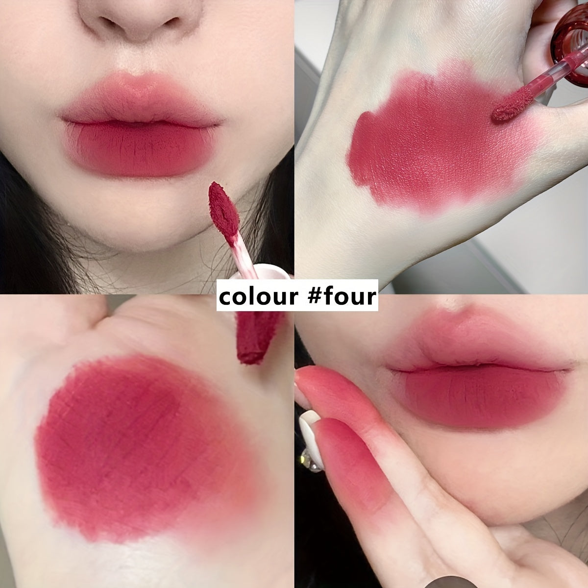 Irregular Art Matte Lip Glaze Long Lasting Waterproof