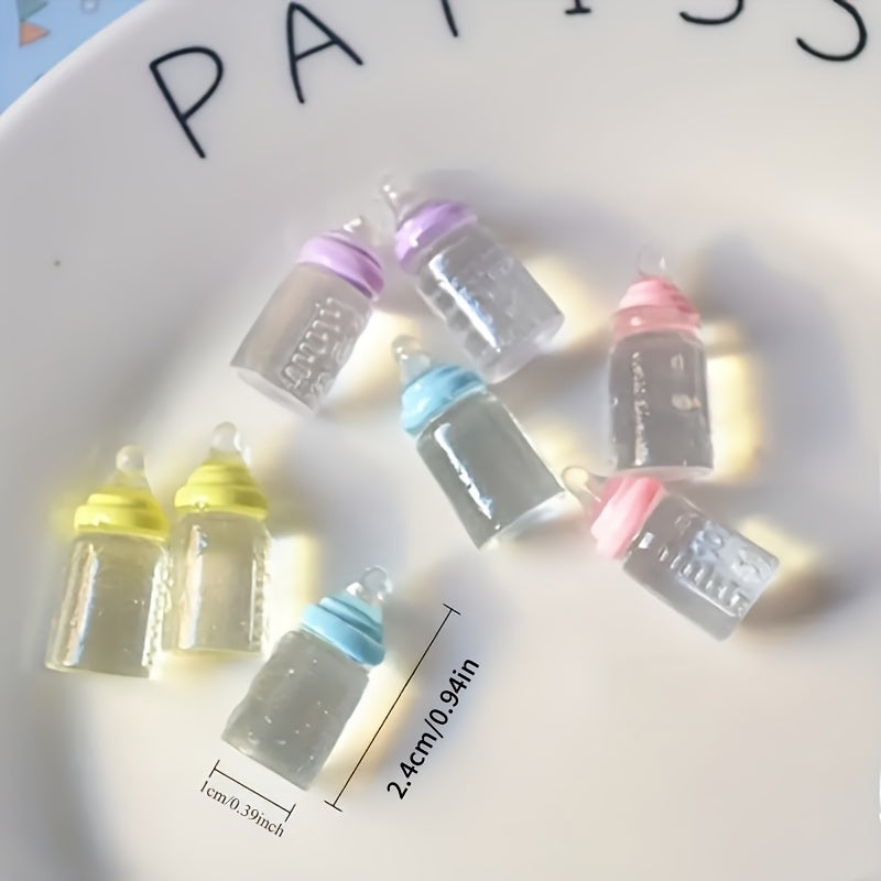 5 Mini 3D Bottles Doll House DIY Decorations