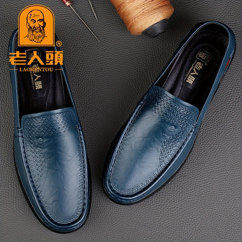 Men's Comfy Slip-On Moc Toe Loafers - Spring/Summer Shoes
