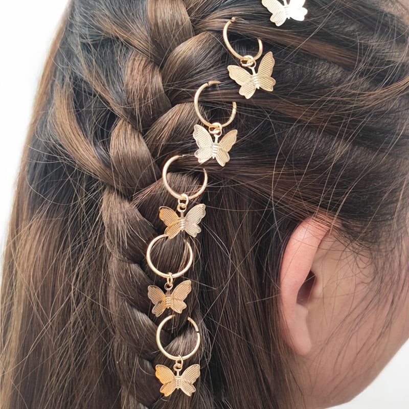 6pcs Girls Summer Butterfly Hair Clip Sets