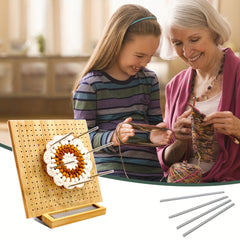Crochet Blocking Board with Stainless Steel Stick Pins