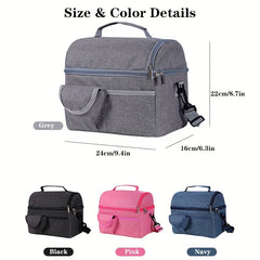 Waterproof Insulated Lunch Bag Large Capacity Handbag