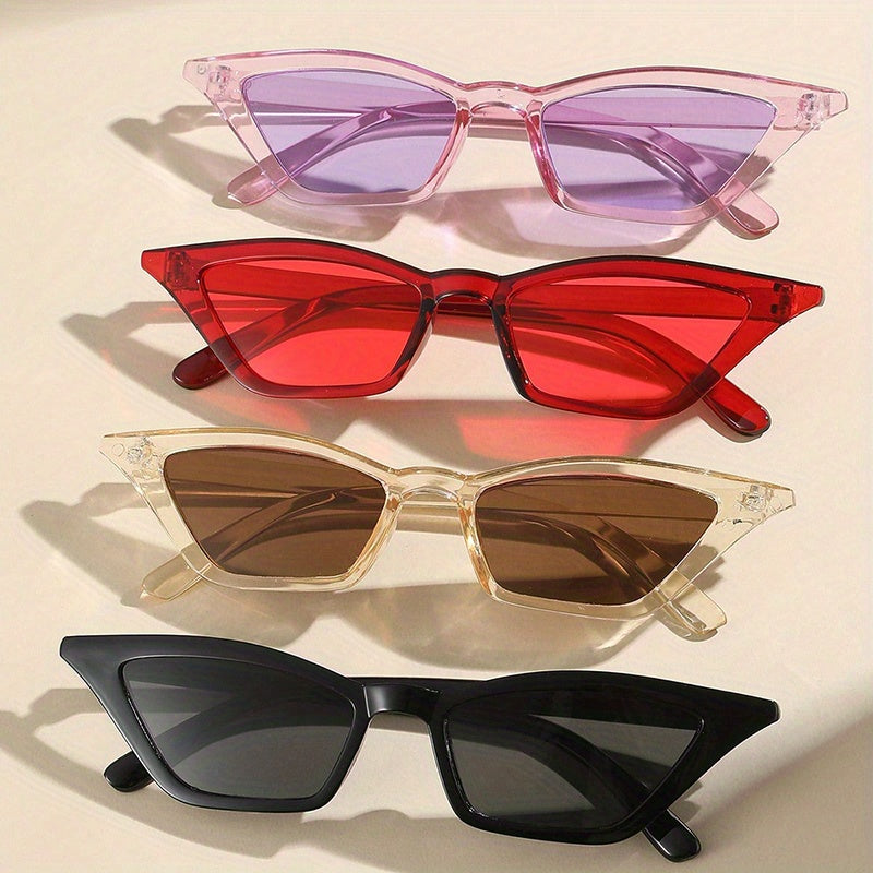 Y2K Cat Eye Sunglasses UV400 Sun Shades Glasses