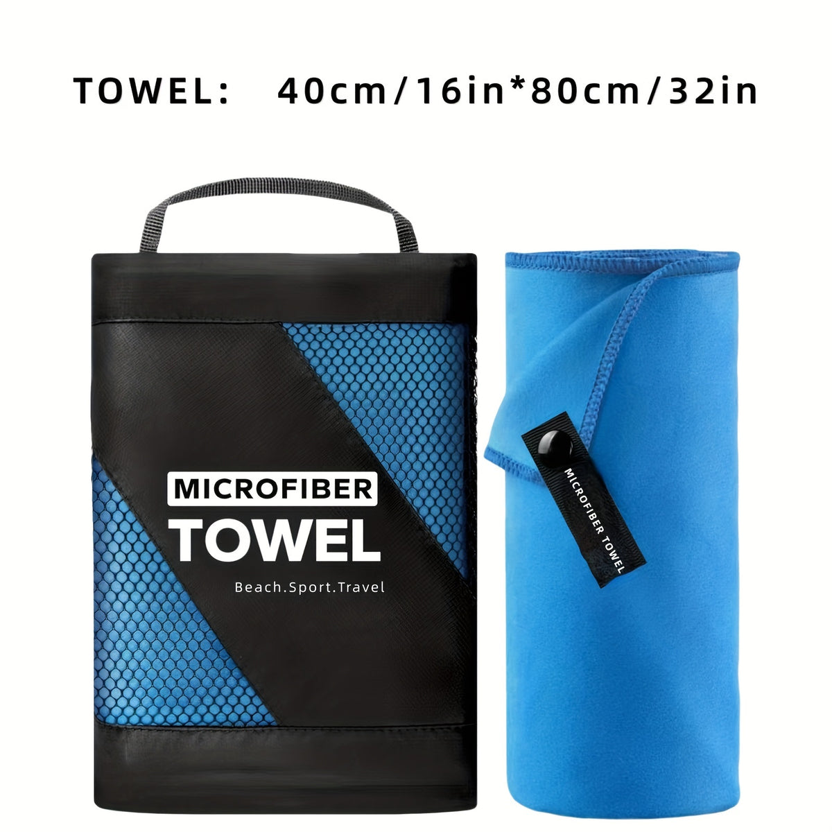 Microfiber Quick Drying Towel for Sports, Travel & Beach