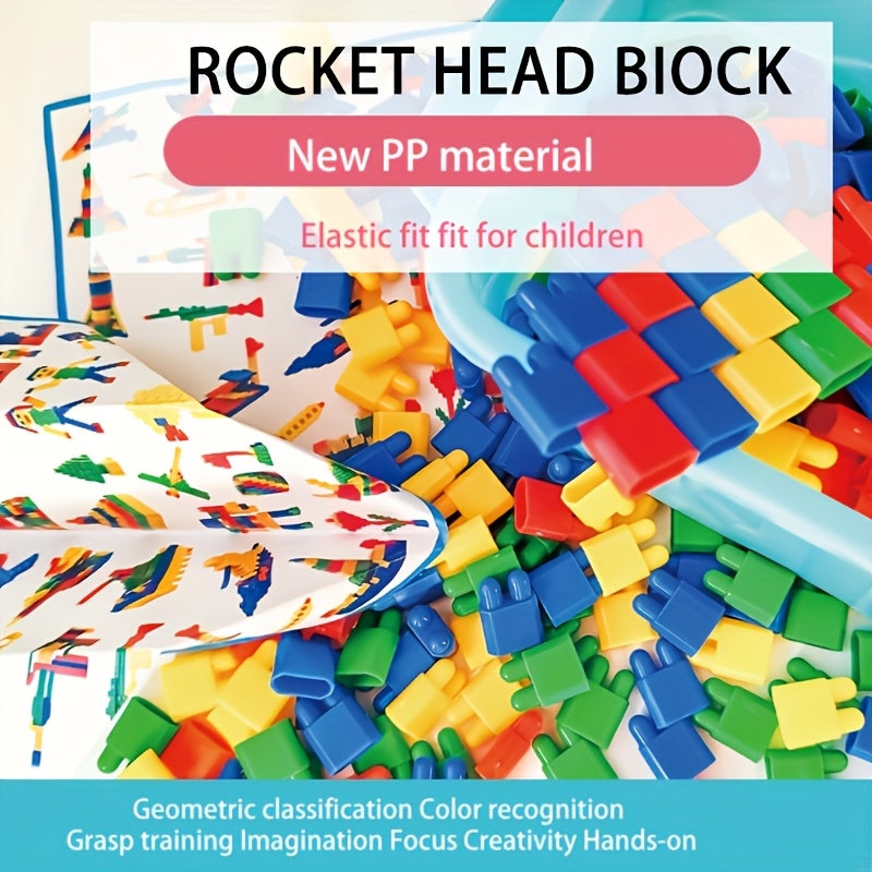 100pcs DIY Rocket Blocks Educational Toys for Boys Girls