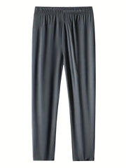 Men's Zipper Pockets Joggers Casual Stretch Sweatpants