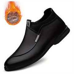 Men's Plush Ankle Top Boots Wear Resistant Non Slip Outdoor Casual