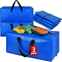 3pcs Extra Large Moving Bags - Heavy Duty Storage Container