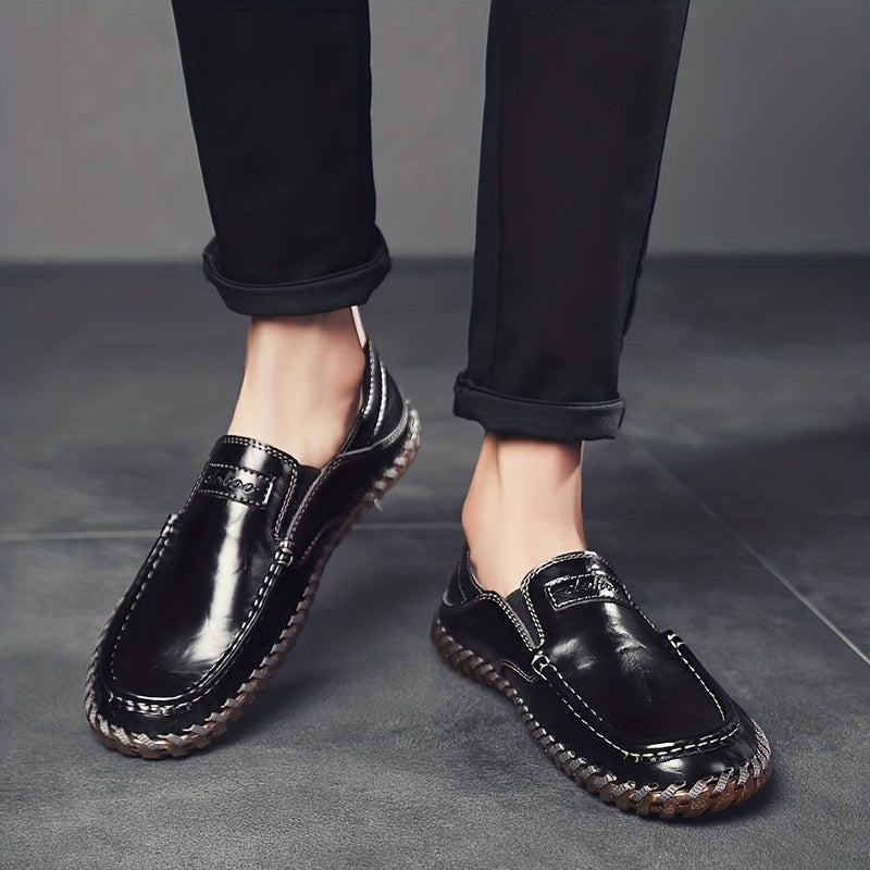 CLOHOO Soft Sole Loafers Men's Slip On Dress Shoes