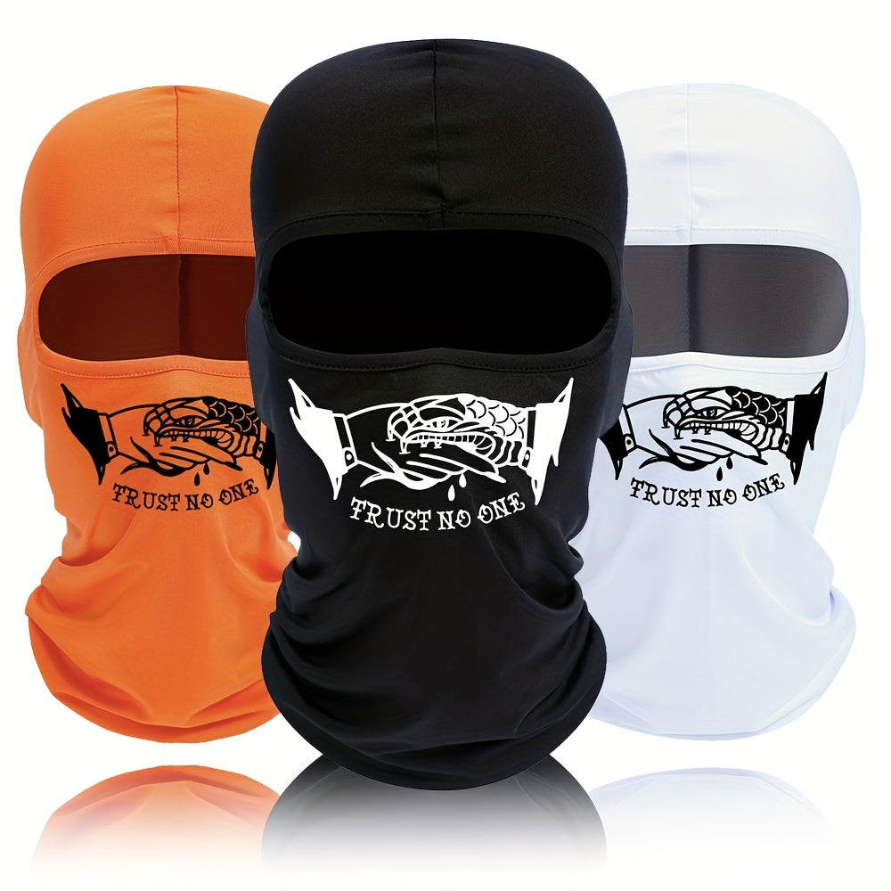 Printed Cycling Mask Breathable Sunscreen Windproof Balaclava