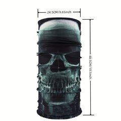 4PCS Halloween Multifunctional Magic Bandana Riding Mask Props
