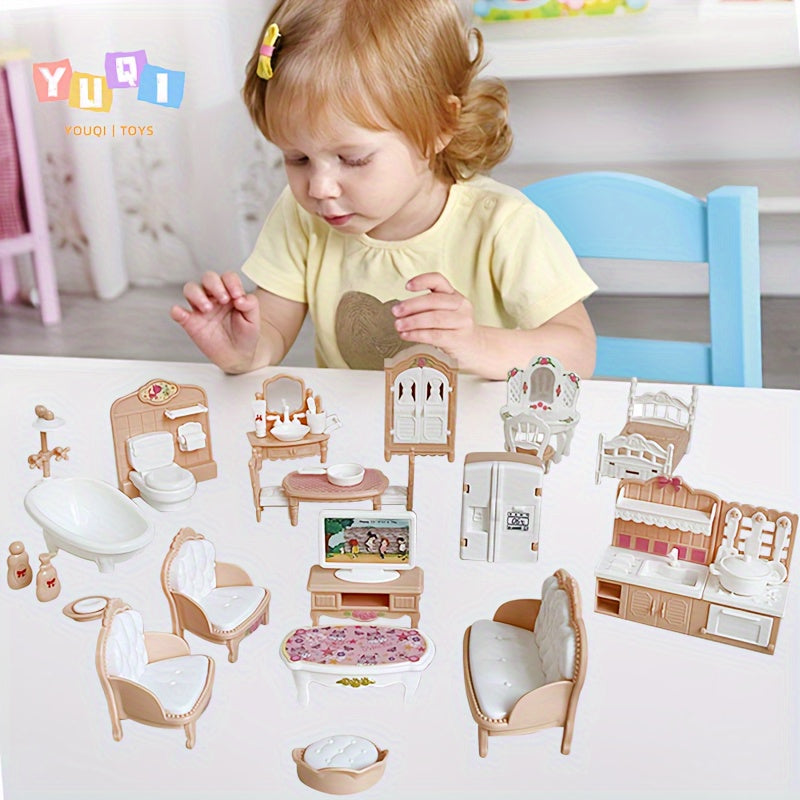 Simulated Furniture Set for Kids Home Play