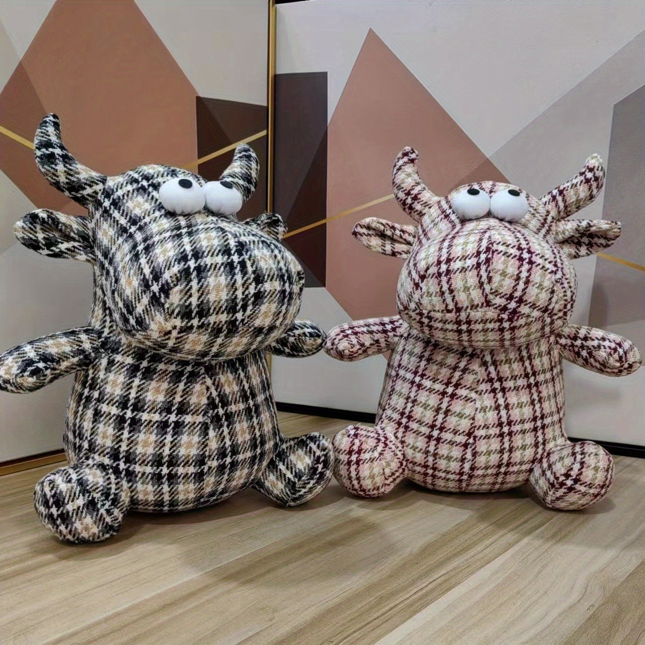 Cartoon Cow Plush Toy - Soft Stuffed Animal