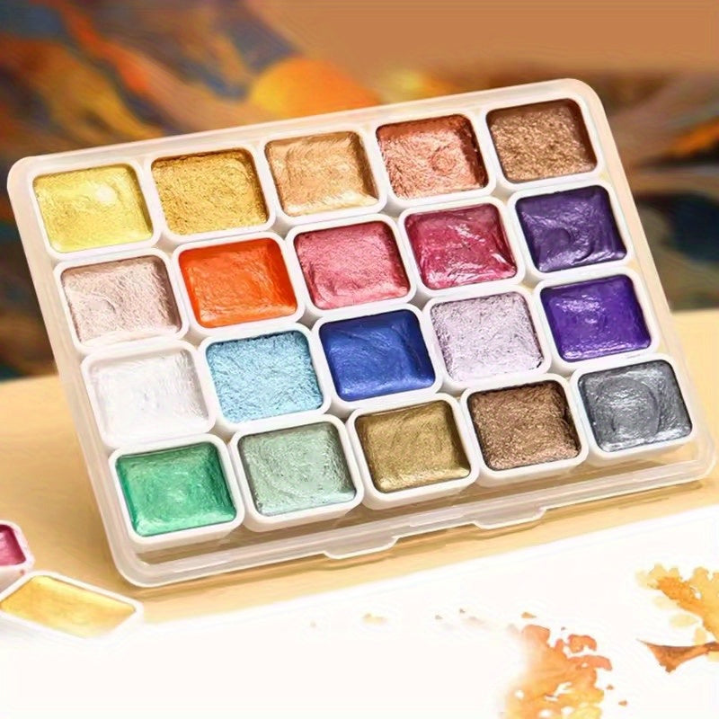 30 Colors Watercolor Paint Set for Artists