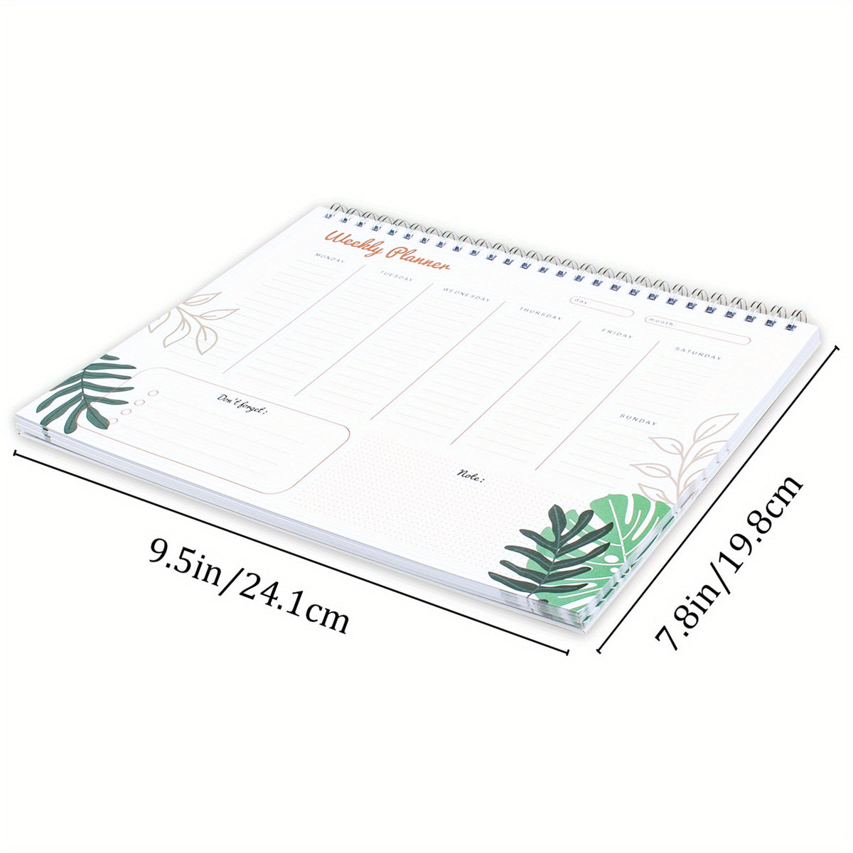 Weekly Planner With To Do List Tasks Achieve Your Goals