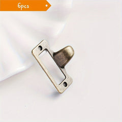 6pcs Antique Brass Metal Label Handle for Cabinet Furniture