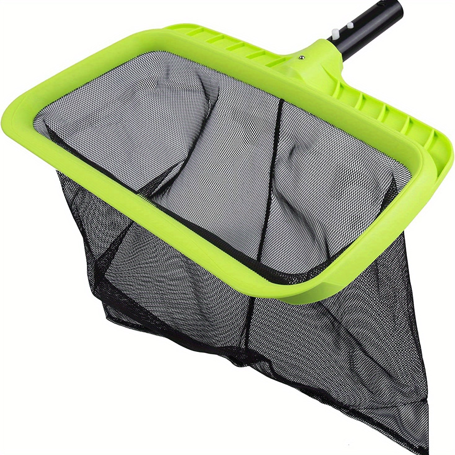 Swimming Pool Leaf Skimmer Net Reinforced Frame Rake Heavy Duty Cleaning Tool