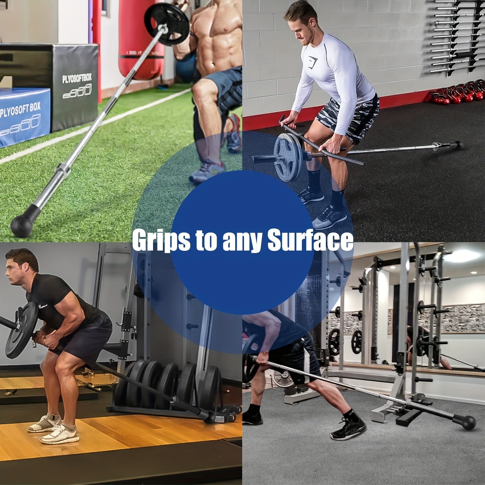 Barbell Cover Rotatable Fitness Equipment Training Stick