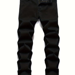 Men's Regular Denim Jeans With Pockets