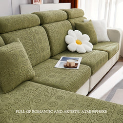 Bohemia Stretch Sofa Cover Cat Dust Proof Slipcover Couch Cover