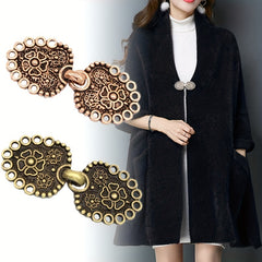 Vintage Scarf Pin Sweater Buckle Boho Metal Clip Shawl Brooch Jewelry