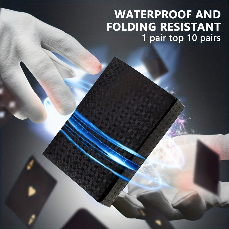 Waterproof Leaf Playing Cards Durable Washable PVC Card Novelty Poker Game