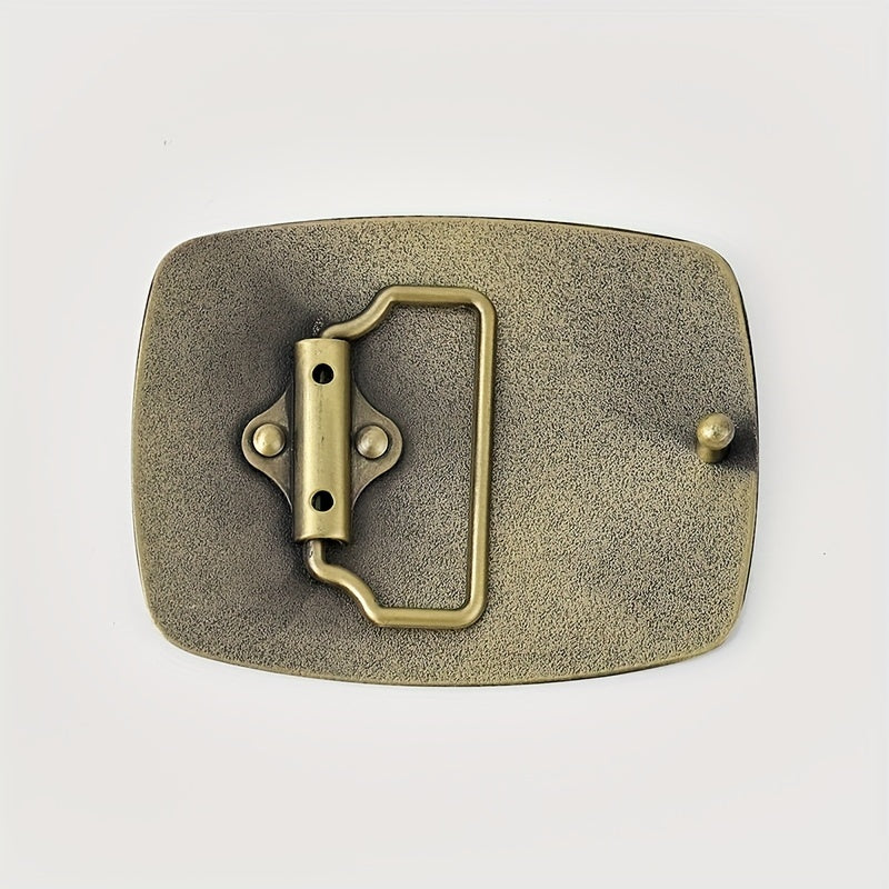 Skull Rectangular Belt Buckle Women Men Western Jeans Accessories