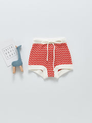 Baby Cotton Striped Pants Drawstring Short Pants