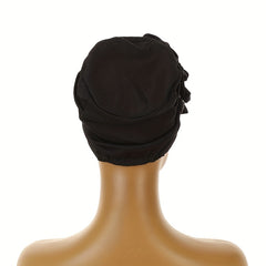 Beaded Turban Cap Headscarf Chemo Cap Elastic Bonnet